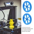 thumbnail image 5 of ROMANSENTIAL 4Pcs Blue Metal Leveling Screw Nut Set for 3D Printer Nozzle Cleaning 2.36X2.36X0.39in, 5 of 8