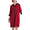 Dark Red, variant on EKOUAER Women Comfy Robes Fashion Bathrobes Casual Sleepwear