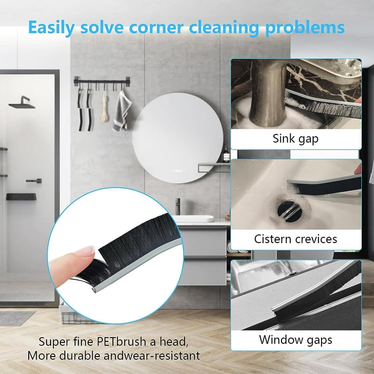 1pc, Floor Joint Brush, Gap Brush, Floor Joint Brush, Integrated Bathroom  Floor Brush, Bathroom Corner Gap, Toilet Cleaning Brush