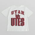 thumbnail image 4 of Women's Gameday Couture Cream Utah Utes Oversized Fierce Focus T-Shirt, 4 of 4