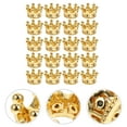 thumbnail image 3 of 20 Pcs Exquisite Copper Mini Crown Shaped Decorations DIY Zircon Decorations, 3 of 8