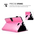 thumbnail image 3 of Galaxy Tab A 10.1 T580 Case 2016 [NO S Pen] (NOT for P580), Allytech Glitter Leather Auto Sleep Wake Protective Folio Stand Slim Smart Cover w/ Pen Holder Case for Samsung Galaxy Tab A 10.1, Pink, 3 of 7