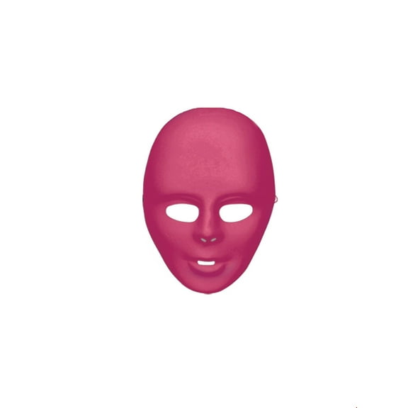 Pink Full Face Mask Halloween Costume Accessory