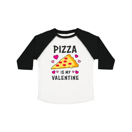 

Inktastic Pizza is My Valentine with Hearts Gift Toddler Boy or Toddler Girl T-Shirt