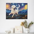 thumbnail image 6 of Gukieu Vintage Starry Sky Puppy Print Horizontal Canvas Decorative Painting 12x16 Inch Shrinkage Resistant Frame Hanging Home Wall Art Decor, 6 of 6