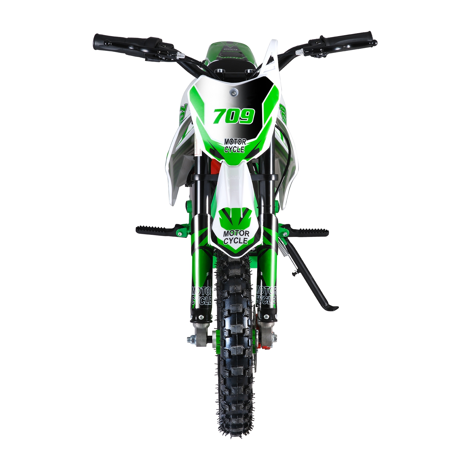 AOJA Dirt Bike, Rocket Electric Motocross Bike, Off Road Mini Motorcycle, Electric Pocket Motorbike with Mechanical Disc Brakes, 10 Inch Tires