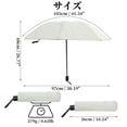 thumbnail image 2 of Unique Bargains Portable Manual Open Close Windproof Travel Umbrella Beige, 2 of 6