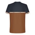 thumbnail image 4 of Jinhomg Mens Vintage T Shirts Ethnic Style Western Aztec Print Tees Lightweight Comfy Short Sleeve Crew Neck Athletic Tops Gym Workout Wear Lighten 90 off Clearance Sale Brown L, 4 of 6
