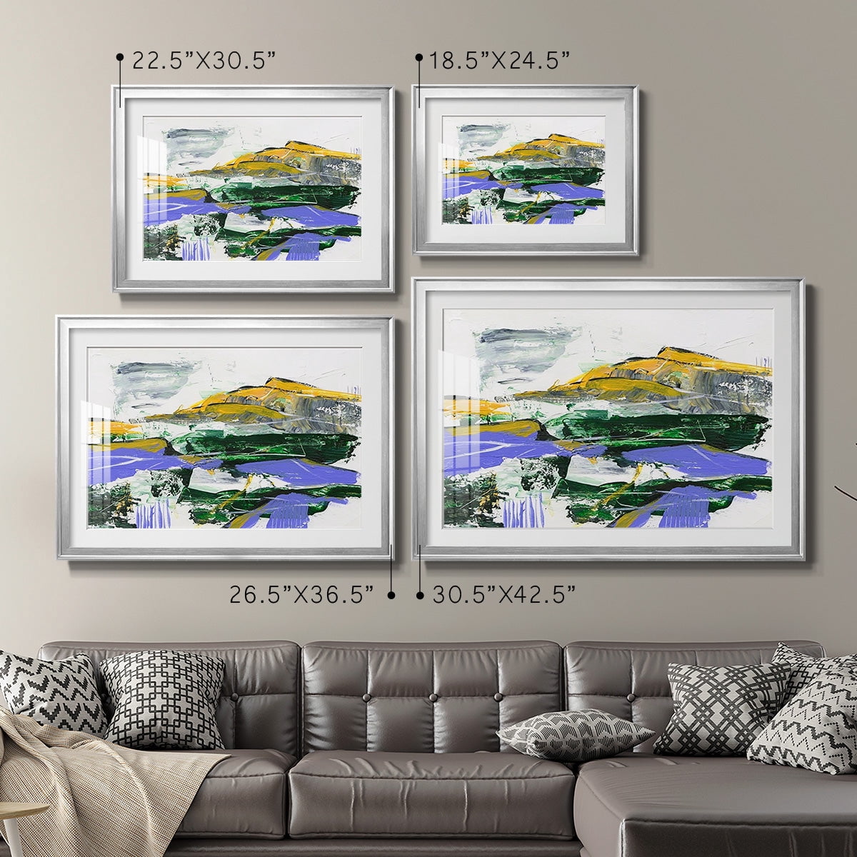 Silent Mountain VI Premium Framed Print - Ready to Hang