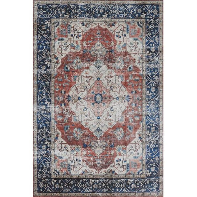 Novogratz DOHENDOH-2MTI7696 7 Pi 6 Po x 9 Pi 6 Po Machine Doheny Fait Rectangle Transitionnel Zone Tapis&44; Multi Couleur
