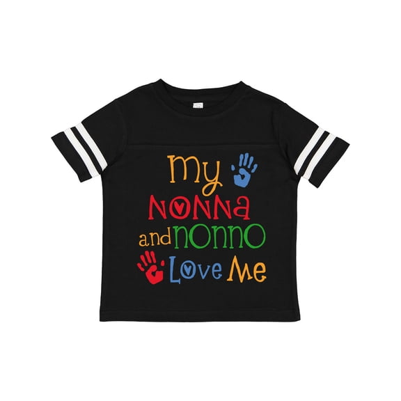 Inktastic My Nonna and Nonno Love Me Grandchild Boys or Girls Toddler T-Shirt