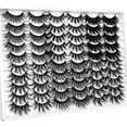 thumbnail image 6 of 30 Pairs 20MM False Eyelashes Wholesale 6 Styles Mixed Lashes 8D Fluffier Volume Dramatic Faux Mink Eyelashes Thick Full Strip Lashes Pack, 6 of 7