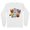 White, variant on Halloween Smileys Long Sleeve Shirt Unisex Large Pink