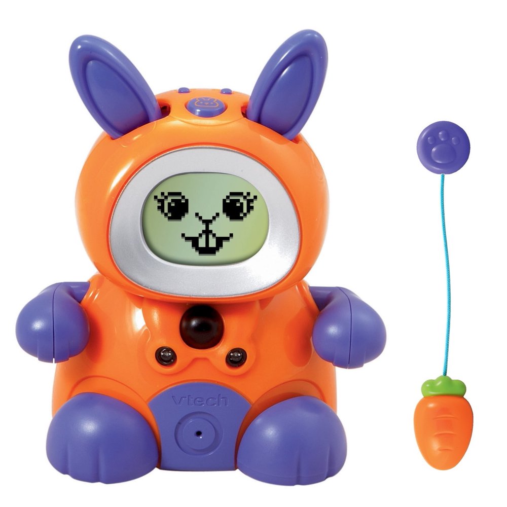 Vtech Kidiminiz KidiBunny Interactive Pet Bunny Orange/Purple Rabbit