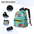 thumbnail image 3 of Easygdp Mushrooms Mochila Casual para Portátil, Mochila para Escuela, Viajes, Negocios, 3 of 6