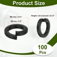 thumbnail image 2 of Split Lock Washer, Spring Lock Washer Stainless Steel Lock Washers Assortment Kit for Screws Bolts 5  100, 2 of 8