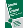 Democracy and Development: Political Institutions and Well-Being in the World, 1950-1990, Used [Paperback]