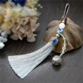 thumbnail image 3 of Giaone Handcrafted Chinese Inspired Tassels Keychain Accessory Ancient Style Pendant, 3 of 14