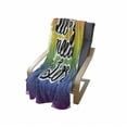 thumbnail image 4 of All You Need Is Love Soft Flannel Fleece Blanket, Gay Pride Slogan with Hand-written Lettering on Rainbow Spectrum Flag, Cozy Plush for Indoor and Outdoor Use, 50" x 60", Multicolor, by Ambesonne, 4 of 6