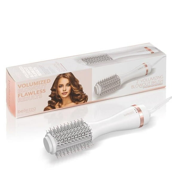 Bellezza BZA-HABRSH2-WHT 2' Volumizing Blowout Hot Brush