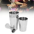 thumbnail image 5 of Professional  Shaker Set, 304 Stainless Steel, Durable  Rust,Proof, Includes Jigger  Strainer, 5 of 6