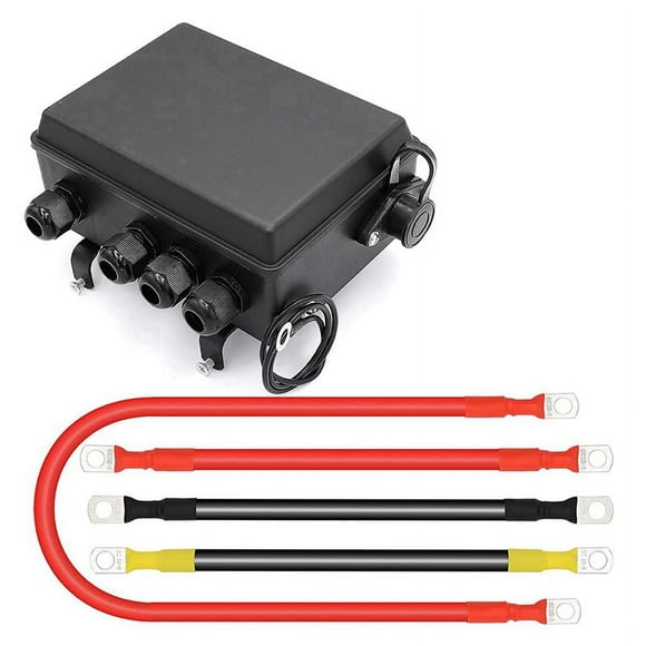 Boîtier de Contacteur de Commande de Relais à Solénoïde de Treuil pour VTT Électrique UTV 8000-17000 Lb Treuil 12 V