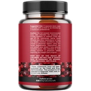 Natures Craft Extra Strength Tart Cherry Extract 7500mg per Serving Capsules - Uric Acid Cleanse - Gout Kidneys Urinary Tract Health & Joint Support - 240ct