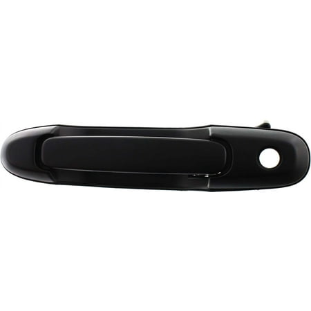 Replacement T462182 Exterior Door Handle Compatible with 1998-2003 Toyota Sienna Front, Left Driver Smooth Black