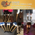 thumbnail image 3 of Calcetines divertidos con patas de pollo loco, calcetines de pavo hasta la rodilla, regalos divertidos, 3 of 3