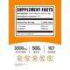 thumbnail image 2 of BulkSupplements.com L-Citrulline Malate 2:1 Powder - L Citrulline Malate Supplement, Citrulline Malate Powder - Unflavored & Gluten Free - 3g per Servings, 500g (1.1 lbs) (Pack of 1), 2 of 5