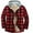 ZA-Red, variant on cllios Flannel Shirts for Men Casual Plaid Hoodies Streetwear Button Down Shirt Jacket Regular Fit Long Sleeve Cardigan Jacket