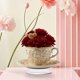 thumbnail image 4 of CaiYueKe Romantic Heart Teacup Acrylic Ornament Decorative Gift for Couples Valentine's Day Anniversary Wedding Home Decor Kitchen Desk Tabletop Decoration Love Present Souvenir Collectible, 4 of 9