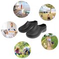 thumbnail image 4 of Zuecos de jardín unisex, impermeables y ligeros, de EVA, antideslizantes, para enfermería, 4 of 8