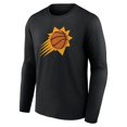 thumbnail image 2 of Men's Black Phoenix Suns Alternate Logo Long Sleeve T-Shirt, 2 of 3