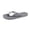 Grey, variant on Women’s Flower Accent Flip Flops, Cute Decorative Thong Sandals, Lightweight Casual Summer Beach Slippers with Floral Detail