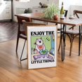 thumbnail image 4 of Enjoy the little things Kitchen Cat Wall Print, Washing Dishes Cat Poster, Kitchen Art, Handmade Cat Coffee Poster, Unique cafe, UNFRAMED, 4 of 5