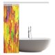 thumbnail image 2 of ABPHQTO Forest Woods Falling Leaves Fall Park Road Autumn Leaves Country Home Decor Baño de temporada Cortina de ducha Juego de decoración con ganchos 150x180 cm, 2 of 2
