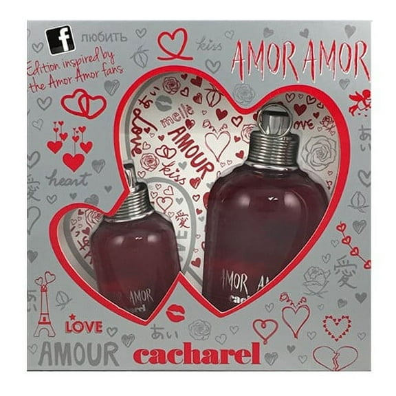 Cacharel Amor Amor Eau De Toilette Spray 100ml/3.4oz  Eau De Toilette Spray 30ml/1oz