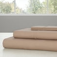 thumbnail image 6 of Somerset Home Brushed Microfiber Sheet Set-3 Piece Bed Linens-Fitted & Flat Sheets, Plus Pillowcase-Wrinkle (Twin XL, Taupe), 6 of 8