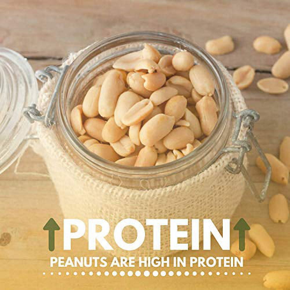 We Got Nuts Jumbo Blanched Roasted Unsalted Peanuts, Kosher, 5 lb, 80 oz, Resealable Bag