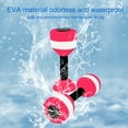 thumbnail image 3 of Hyasfey 1 Pair Water Sports Dumbbells Portable Aquatic Foam Dumbbells Easy to Grasp Men Women Fitness Dumbbells, 3 of 7