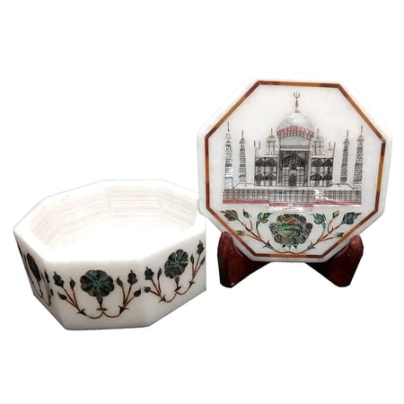 White Marble Jewelry Trinket Box Anniversary Gifts for Dad Grandad White Marble Jewelry Trinket Box Anniversary Gifts for Dad Grandad