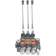 thumbnail image 3 of Handdo Hydraulic Valve 3 Spool 11 GPM 3600 PSI SAE Ports Double Acting Hydraulic Valve Adjustable Relief Lever Handle Fit for Small Tractors Tractors Loaders …, 3 of 6
