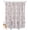 Gray purple, variant on Split Shower Curtain for Transfer Bench, Farmhouse Purple Fabric Shower Curtains for Bathroom, Vintage Flower Leaf Botanical Plant Tub Sliding Transfer Bench Waterproof Bath Curtains 72"x72"