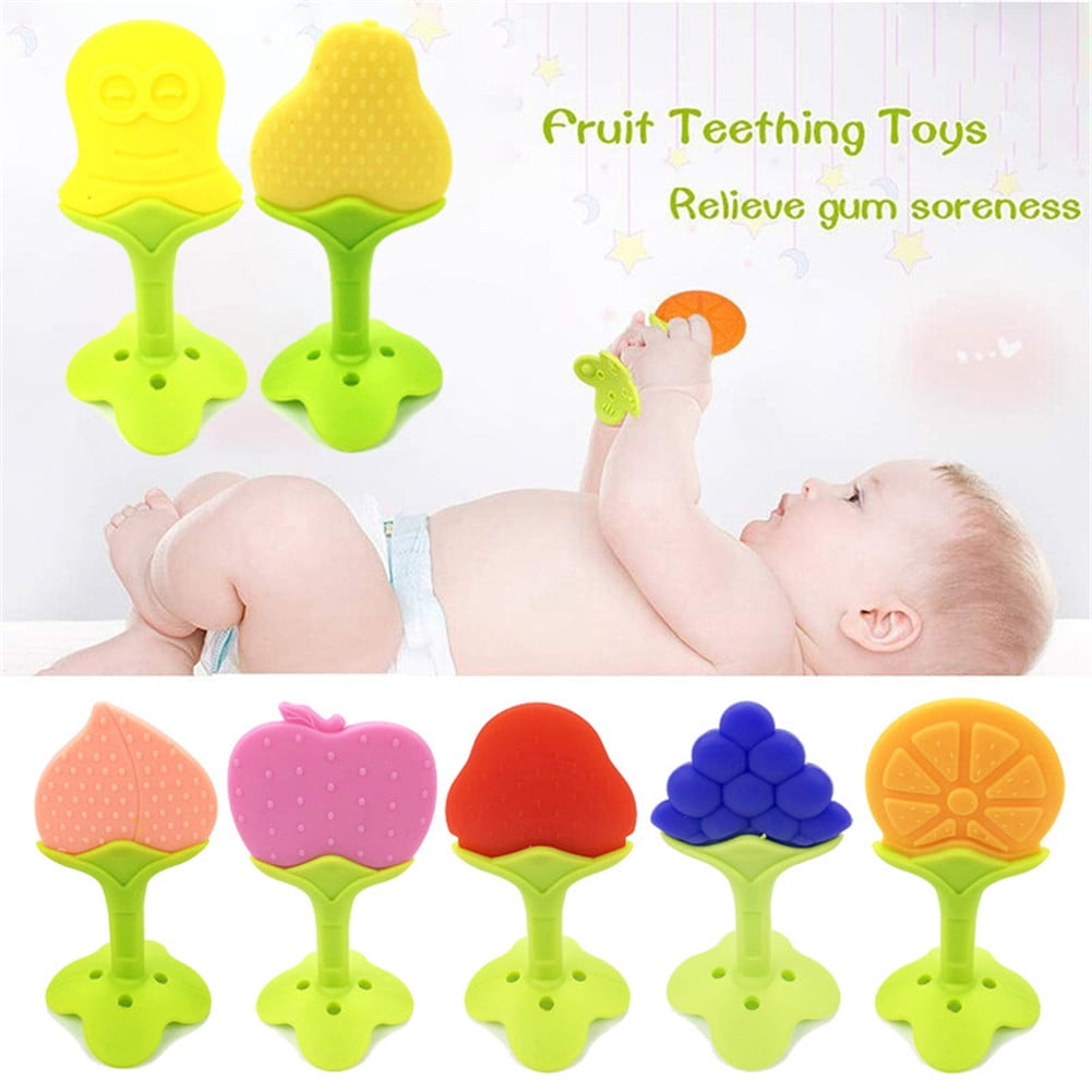 Teething Toys (7 Pack) - Infant Teething Keys Set, BPA-Free, Natural  Organic Freezer Safe for Infants and Toddlers, Silicone Baby Teethers -  Walmart.com