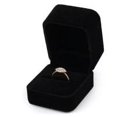 thumbnail image 1 of Caja de anillos de terciopelo (negro), 1 of 3