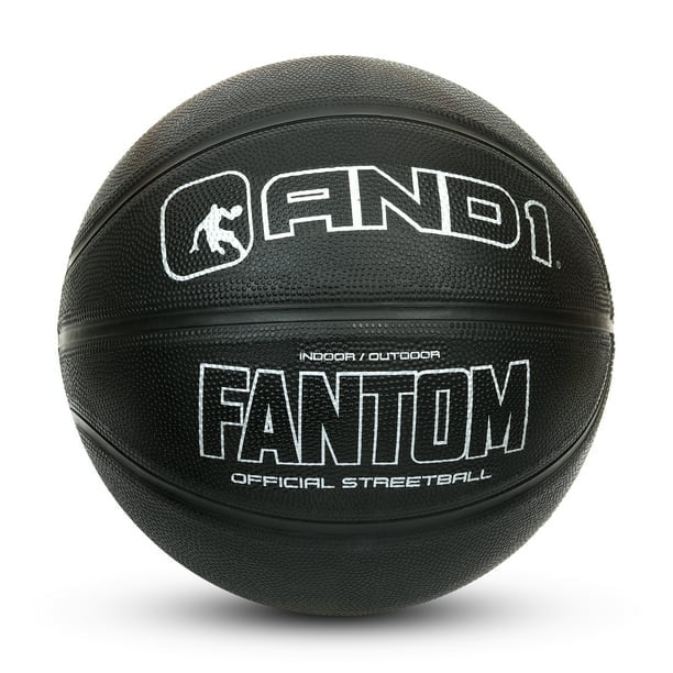 AND1 Fantom Street Basketball 29.5 Full Size, Black