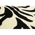 thumbnail image 5 of Unique Loom 3137184 Zebra Animal Print Area Rug, 3 Feet 3 Inch x 5 Feet 3 Inch, Ivory/Black, 5 of 5
