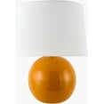 thumbnail image 2 of Livabliss Table Lamps, 20" Stellar Traditional Bedside Nightstand Table Lamp for Bedroom Living Room Office, Orange Body with White Shade (20"H x 19"W x 19"D), 2 of 6