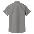 thumbnail image 5 of LRGSHF Short Sleeve&nbsp;Button Down Shirts for&nbsp;Men Solid Color Tops Summer Wedding Guest Comfortable Blouse Basic Breathable Lightweight Vacation Shirt, 5 of 5